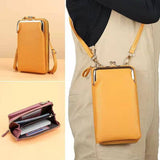 Women Phone Bag Solid Crossbody Bag