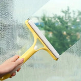 3 in 1 Window Cleaning Squeegee Multi Function Glass Mirror Wiper with Spray Bottle