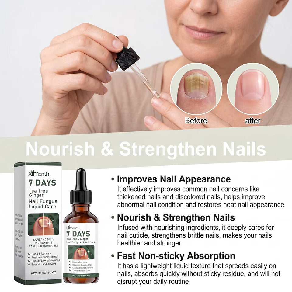 7 Days Ginger Nail Growth Serum & Cuticle Care Treatment
