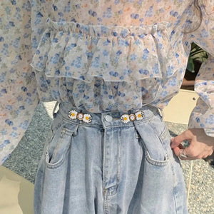 Detachable Button Adjustable Vintage Tightening Waist Clip