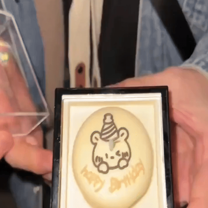 Rednote Bear Flip Ring Box