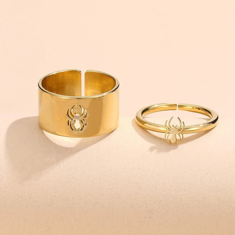Gothic Spider Rings