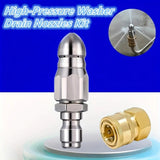 Pressure Washer Sewer Jet Nozzle Complete Set