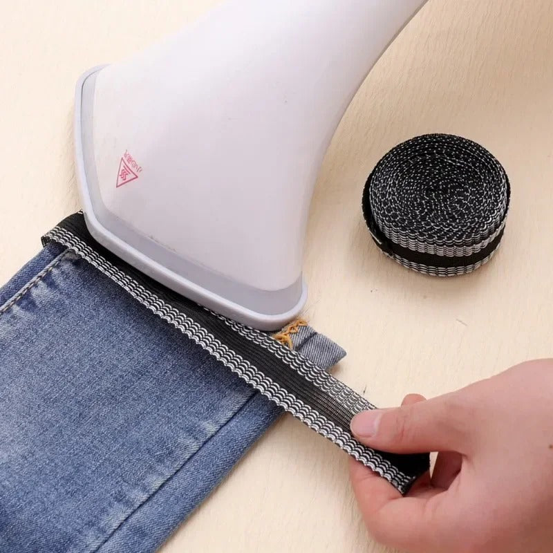5M Self Adhesive Trousers Edge Jeans Clothes Length Shorten Repair Iron-On Hem Tape