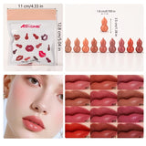 Long-lasting Waterproof 12-Colors Mini Lipstick