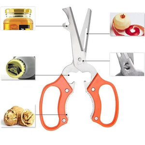 Stainless Steel Multi-Functional Scissors