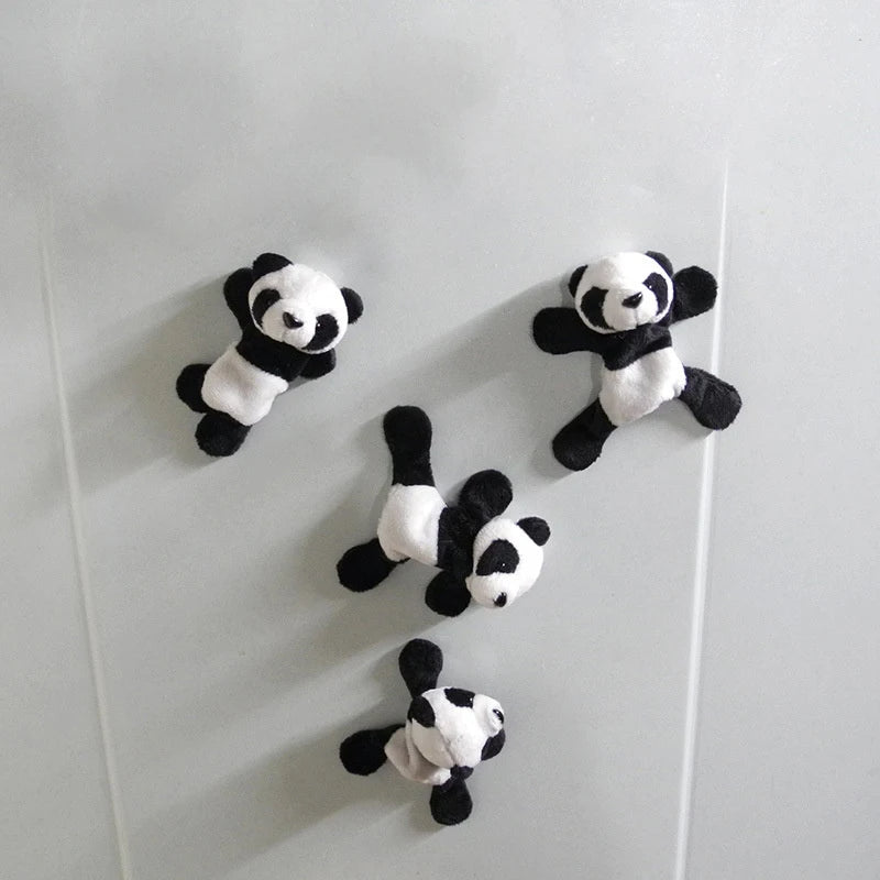 Cute Soft Plush Panda Fridge Magnet