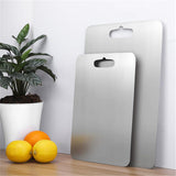 Stainless Steel Chopping board with handle