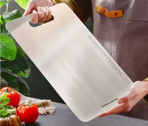 Stainless Steel Chopping board with handle