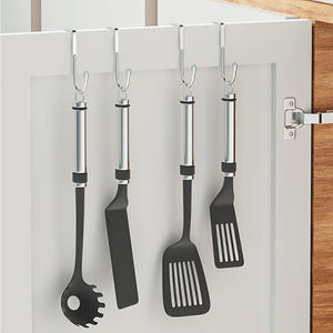 Stainless Steel Hook Racks Clothes Hanging Behind The Door