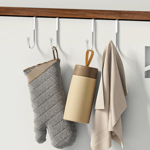 Stainless Steel Hook Racks Clothes Hanging Behind The Door