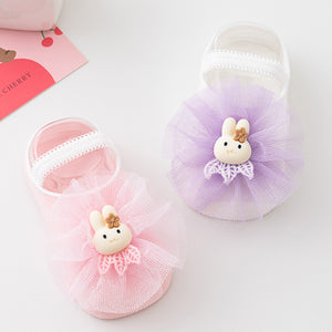 Baby Combed Cotton Sweat-Absorbent Anti-Slip Boat Socks