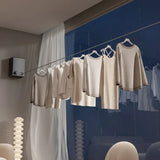 Stainless Steel Pull-Out Clothes-Drying Machine Rope Space-Saving Clothes Drying Rack