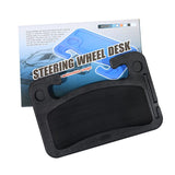 Multifunctional Car Steering Wheel Tray Laptop Stand Notebook Desk Table Food Drink Shelf