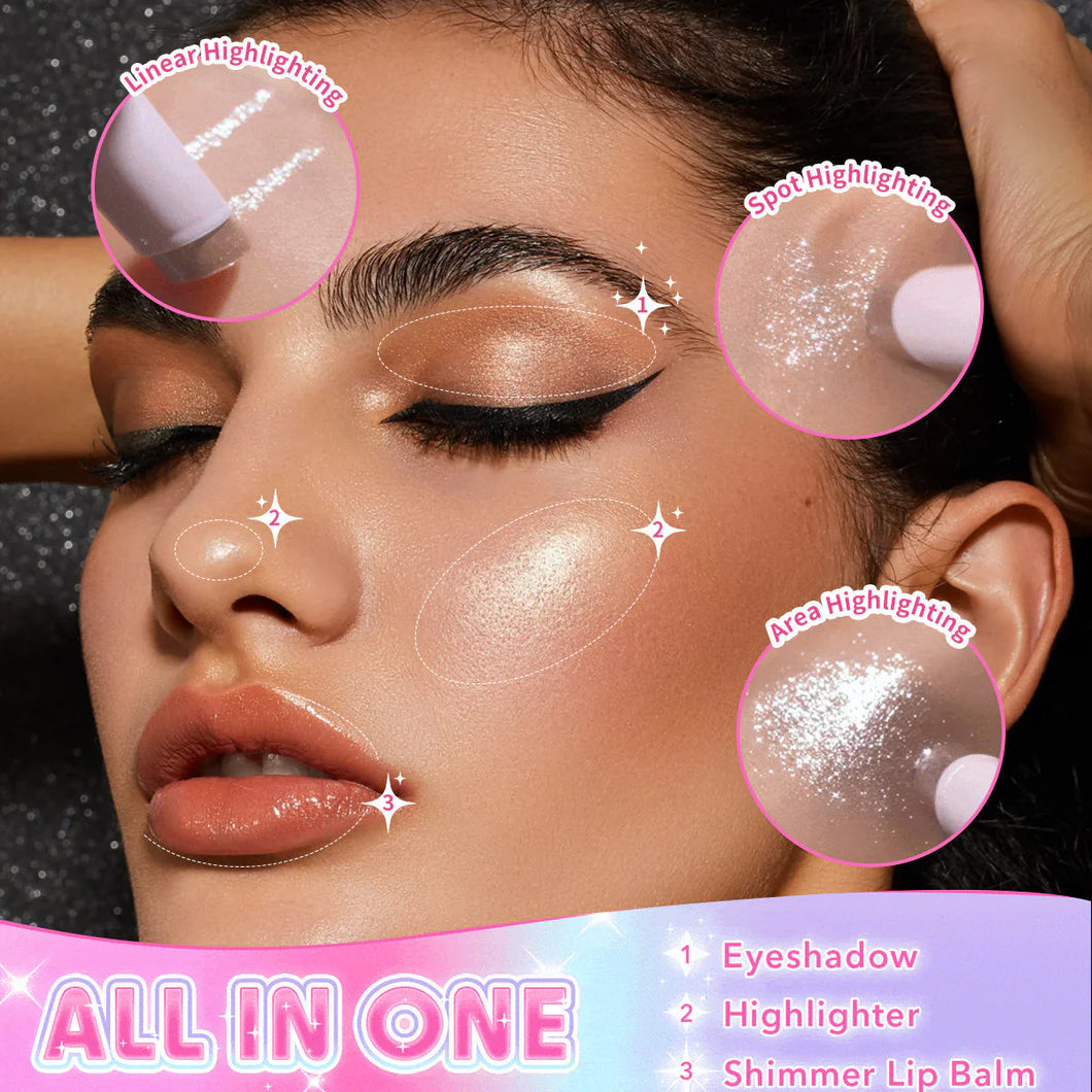 Blendable Lightweight Jelly Shimmer Highlighter Eyeshadow