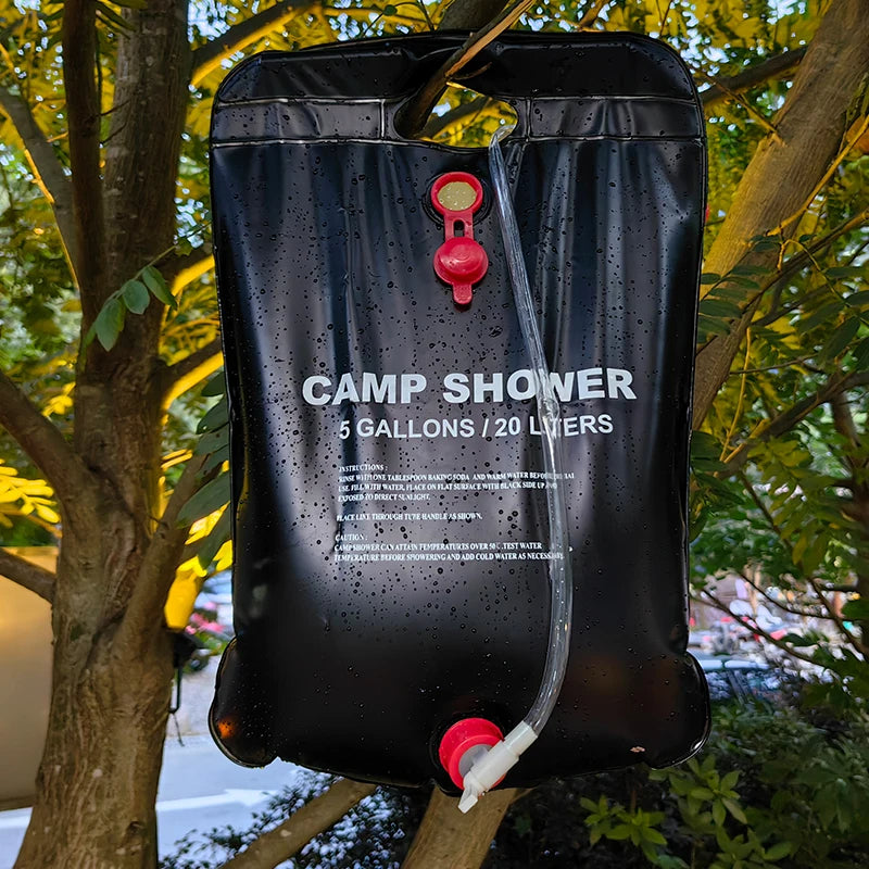 Camping Portable Solar Shower Bag