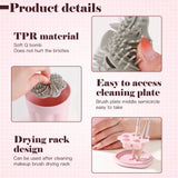 Soft Silicone Makeup Brushes Cleaner Cup