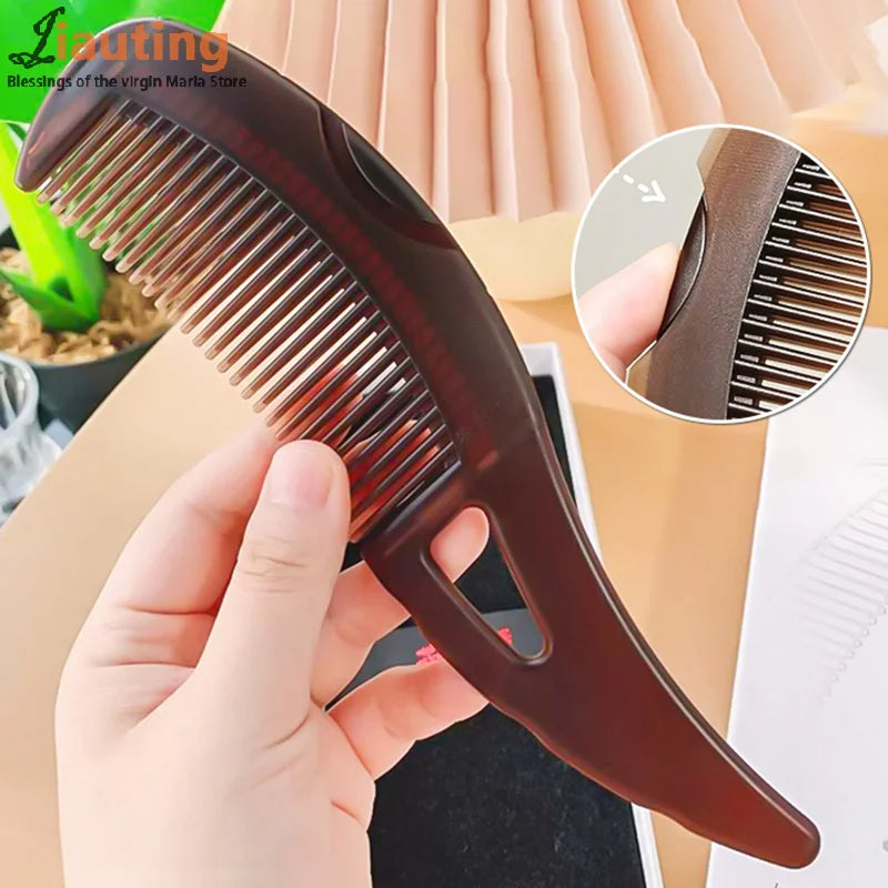 Dandruff Removal & Scalp Massage Comb With Hollow Teeth Design