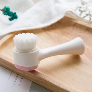 3D Double-Sided Face Cleansing Massage Brush