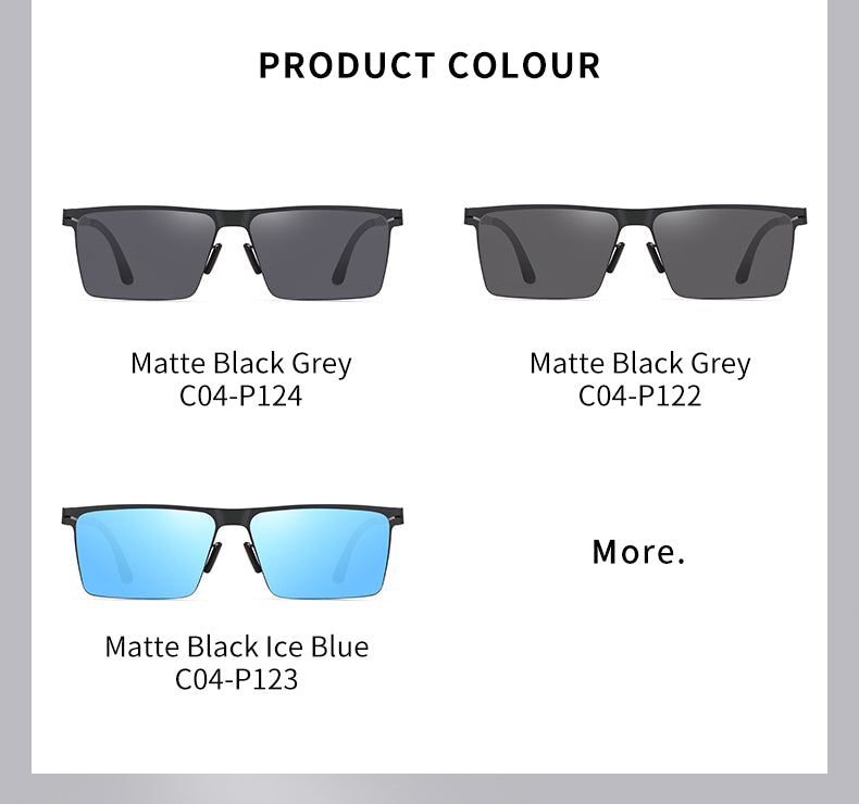 Metal UV400 Polarized Sunglasses