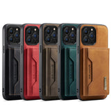 Luxury Magnetic Leather Phone Case For Iphone With Card Holder