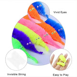 BrilliantMagic Funny Rainbow Magic Twisty Worm