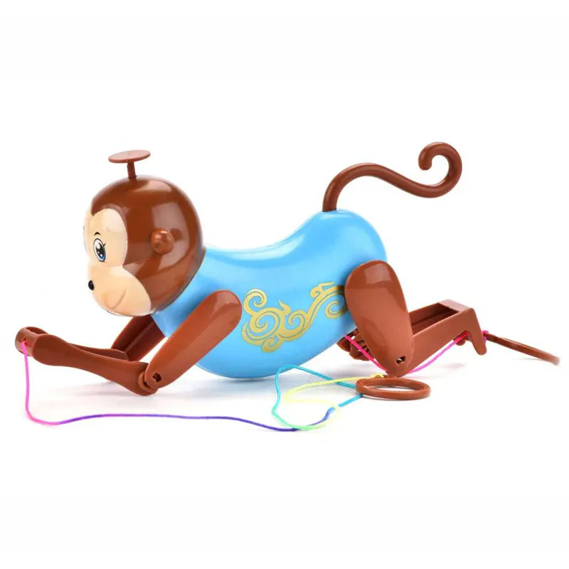Creative pull string plastic imbing rope little monkey for kids – BlackOwl