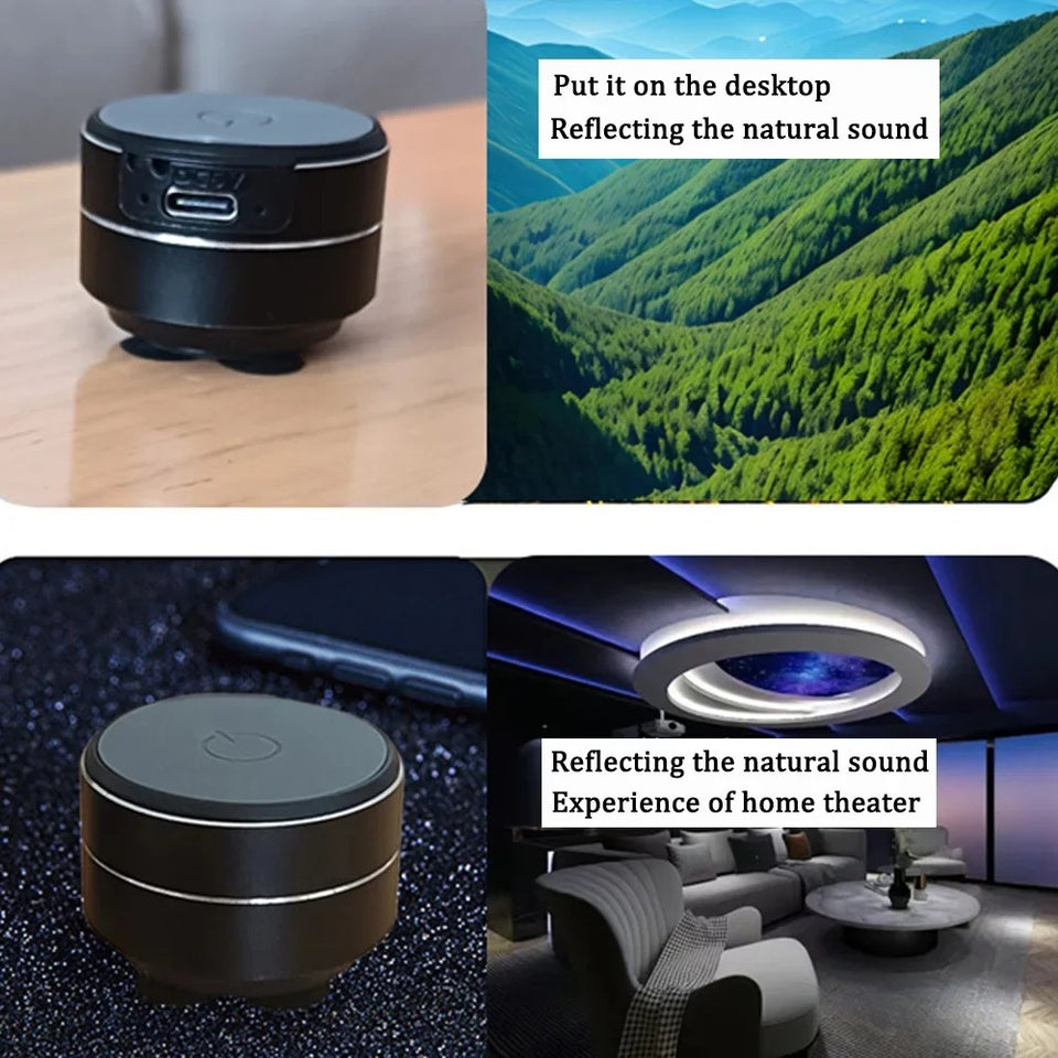 Bone Conduction Vibration Stereo TWS Wireless Bluetooth Speakers