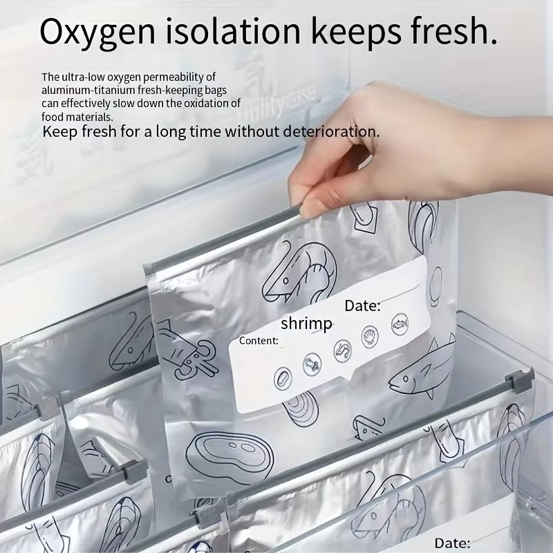 10 pcs Large Capacity Reusable Kitchen Aluminum Foil Bag