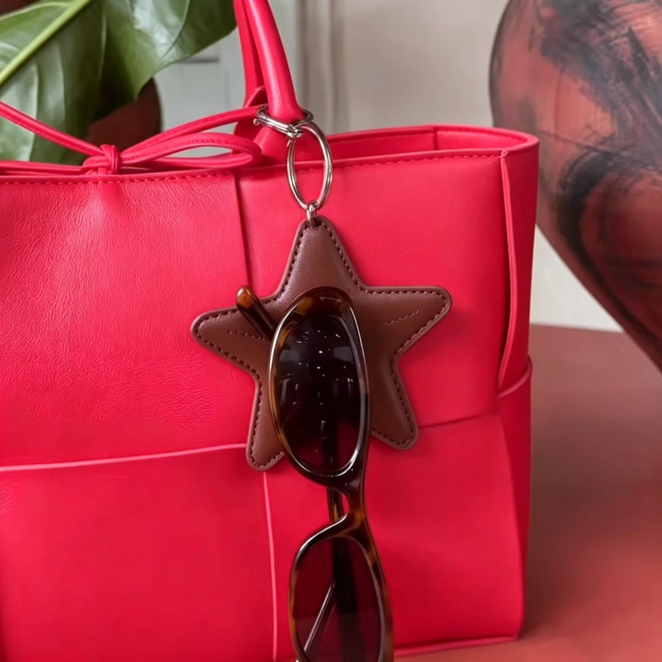 Cute Star Keychain & Glasses Holder