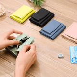 Handmade RFID wallet made of soft leather