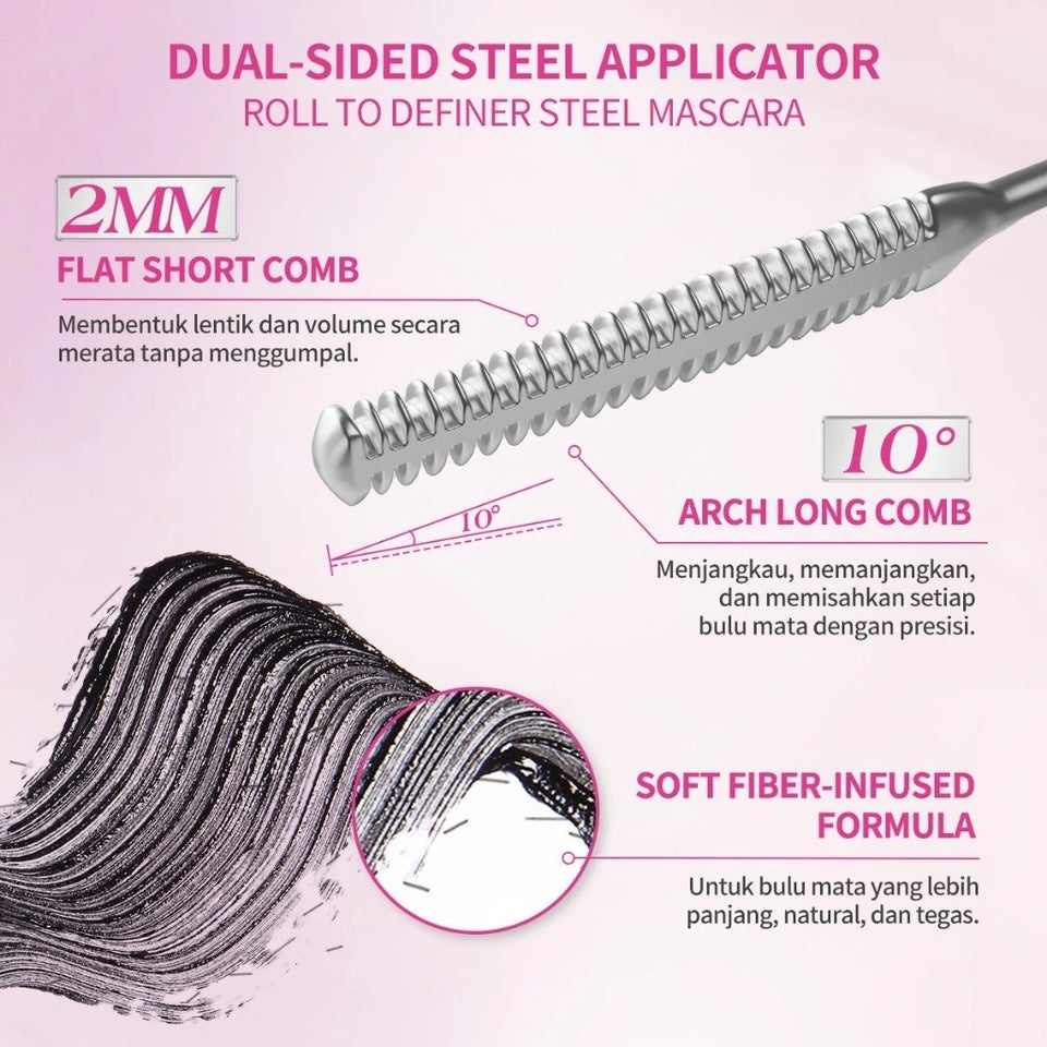 BNB Barenbliss Roll To Definer Steel Mascara