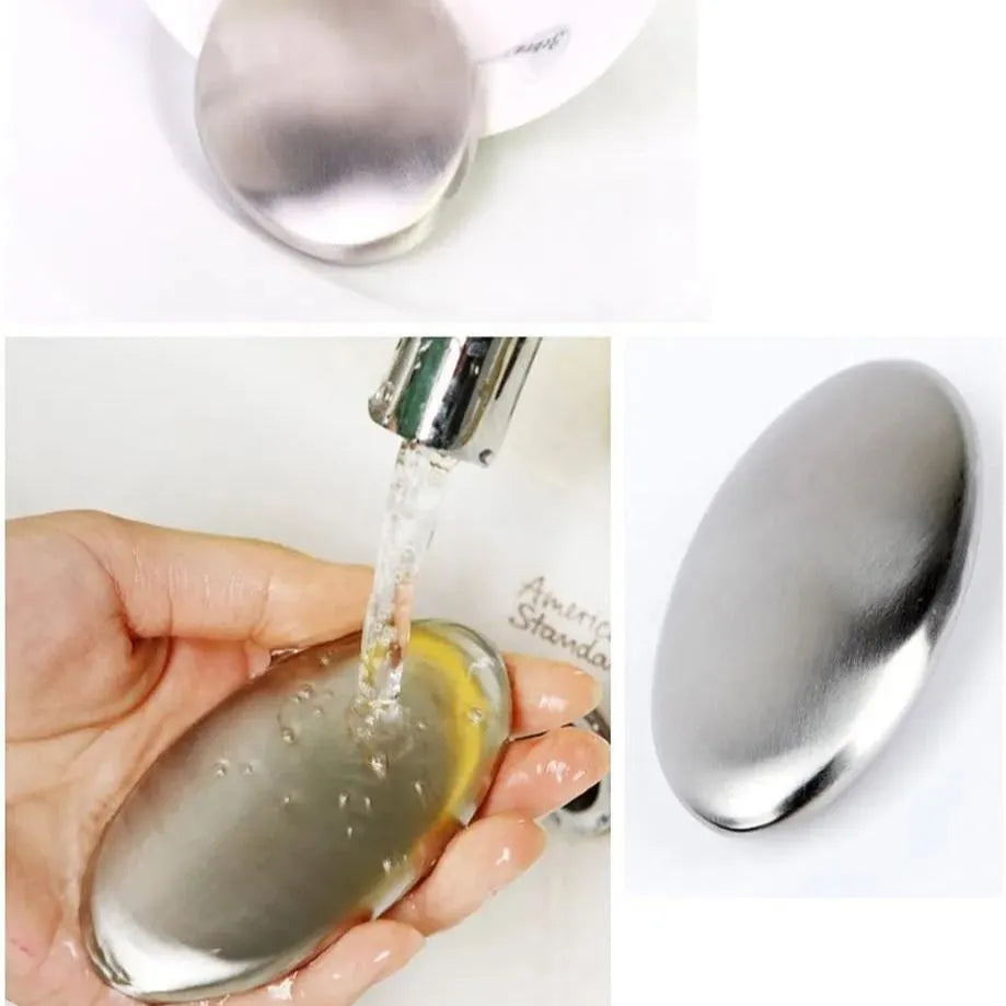 Stainless steel soap deodoriser bar