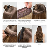 Synthetic Wave Invisible Clip in Hair Extensions