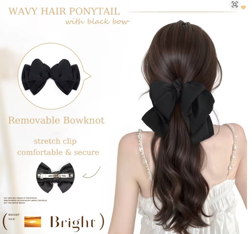 Synthetic Long Curly Hair extension Clips