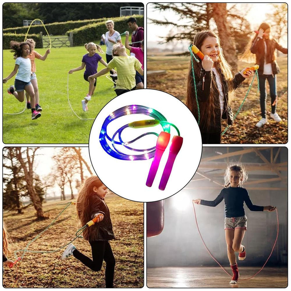 Colorful LED Skipping Rope for Night Exercises