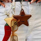 Cute Star Keychain & Glasses Holder