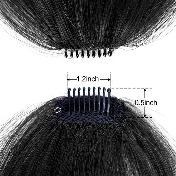 Invisible Synthetic Bangs Front Fringes Clip in Hair