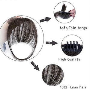 Invisible Synthetic Bangs Front Fringes Clip in Hair