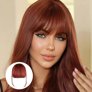 Invisible Synthetic Bangs Front Fringes Clip in Hair