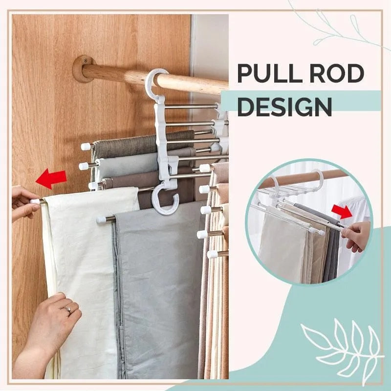 5 in 1 Pant Rack Hanger for Clothes